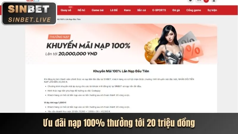 Khuyến mãi từng sảnh game RWIN